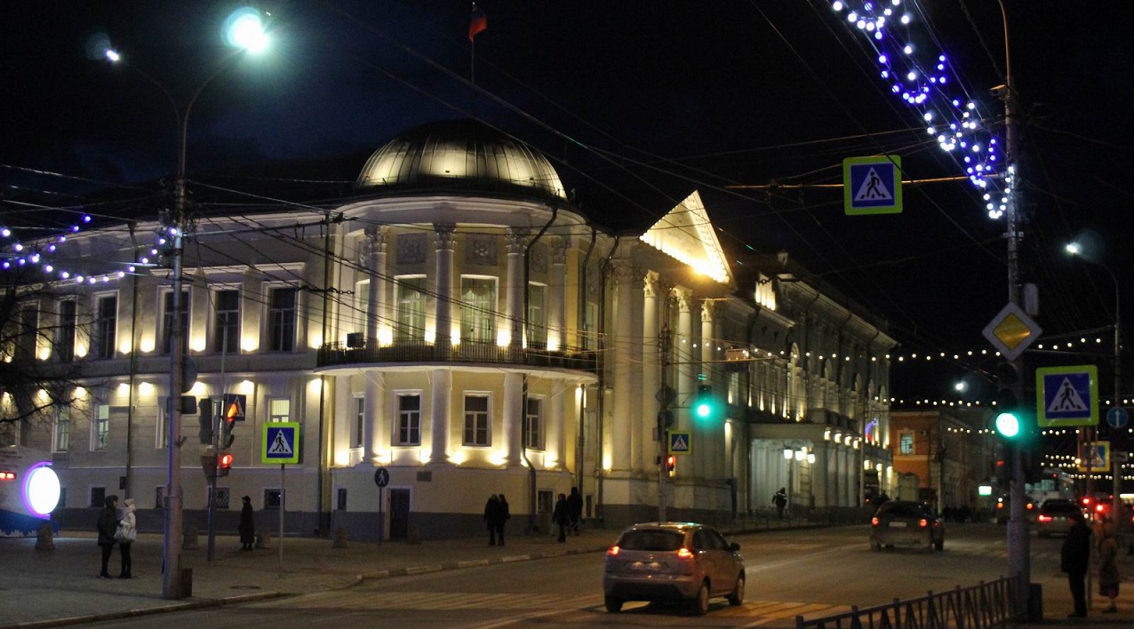 Освещение в центре Рязани могло бы быть и поярче